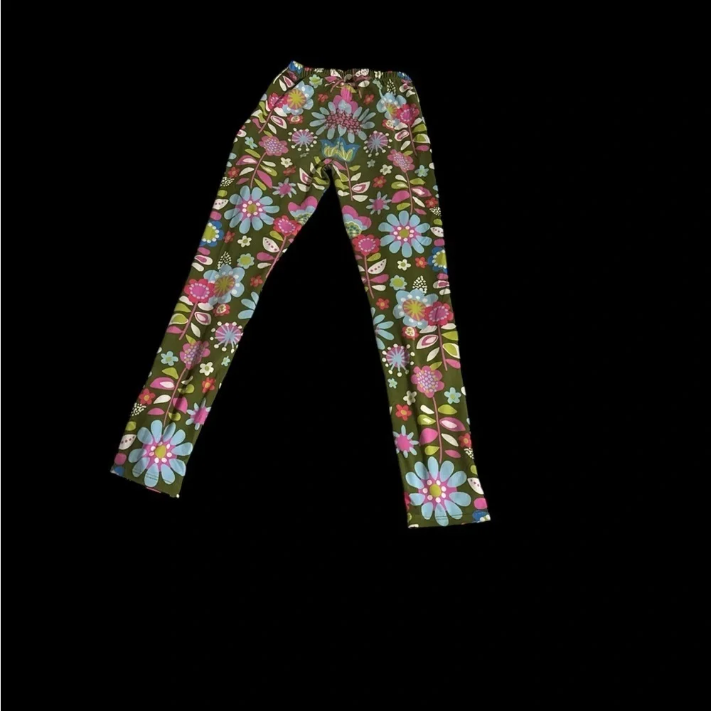 Colorful Floral Kids Leggings